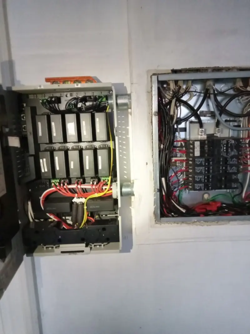 Electrical panel upgrade completed for Ring Doorbell Installation in Montville